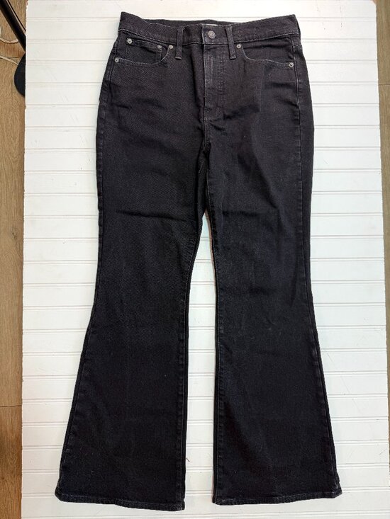 Madewell Denim - Madewell The Perfect Vintage Flare Jeans Black Wash Womens Size 29 High Rise